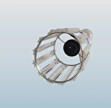 DMR Kristal Taşlı Yuvarlak Tekli Avize E-27