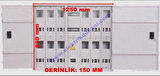 MERT 1014 S.A. 14 MONOFAZE T.M.Ş Lİ PANO