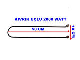 ENDER Benmari 50cm Rekorlu Kıvrık Rezistans 2000W 220V 8,5? Cr-Ni