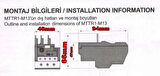 MUTLUSAN 5.5~8A Termik Röle (8 Amper Motor Koruma Termiği)