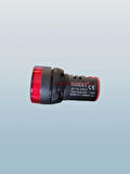 GWEST 24v-550v Voltmetreli KIRMIZI Sinyal Lambası 220v Göstergeli 22mm