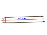 ENDER Benmari 80cm Rekorlu Düz Rezistans 2500W 220V 8,5? Cr-Ni