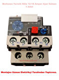 MUTLUSAN 12~18A Termik Röle AC 220v (18 Amper Motor Koruma Termiği)