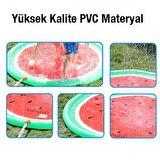 Coofbe Ultra Kaliteli Pvc Materyal 170x170 Fışkiyeli Oyun Havuzu Çocuk Havuzu Su Matı Çocuk Oyun Havuzu Airmyfun