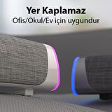 Coofbe Masaüstü Bluetooth Hoparlör Super Bas Soundbar Tv Ses Sistemi Sinema Bilgisayar Ses Sistemi 