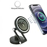Coofbe Güçlü Magsafe Torpido Üzeri İphone Araç İçi Telefon Tutucu İphone 12 13 14 Pro Max Telefon Tutucu