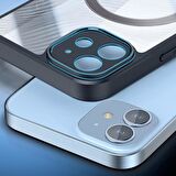 Coofbe Premium Kamera Korumalı Darbe Emici Magsafe İphone 12 Kılıf Sert PC-TPU İphone 12 Kılıf
