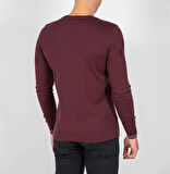 Erkek Kazak Bisiklet Yaka Mürdüm Desenli Slim Fit Triko NCS JEANS 3638