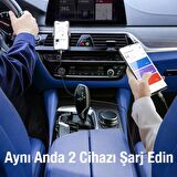 Coofbe 60W Turbo Araç Şarjı 2 Type-c Girişli Şarj Akım Korumalı Araç Çakmaklık Şarjı 12v-24v Araç Şarj