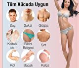 Coofbe Şarjlı Led Göstergeli Islak Kuru Tüm Vucut İçin Saç Sakal Traş Makinası Vucut Traş Makinası