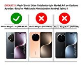 Honor Magic 7 Lite Uyumlu Silikon Kılıf Deri Desenli Kamera Korumalı Darbe Emici Autofocus Kapak