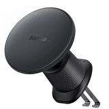 Baseus Super Araç Şarj Mgsafe Kablosuz 15W Araç Şarjı Telefon Tutucu İphone 12 13 14 15 Pro Max Şarj