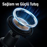 Baseus Super Araç Şarj Mgsafe Kablosuz 15W Araç Şarjı Telefon Tutucu İphone 12 13 14 15 Pro Max Şarj