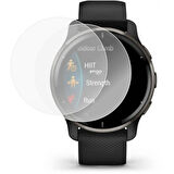 Garmin Venu 2 Plus Ekran Koruyucu TPU Film Şeffaf 2 Adet