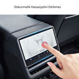 Tesla Y Arka Ekran 8 inç Mat Ekran Koruyucu Yansımayı Önler