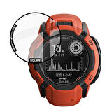 Garmin Instinct 2X 50mm Ekran Koruyucu Flexible Tam Kaplama