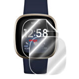 Fitbit Versa 3 Ekran Koruyucu TPU Film Şeffaf 2 Adet
