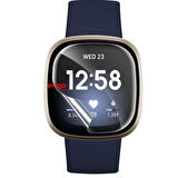 Fitbit Versa 3 Ekran Koruyucu TPU Film Şeffaf 2 Adet