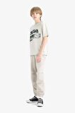 DeFacto Erkek Çocuk Beli Paçası Lastikli Jogger Eşofman Altı C2093A825SPGR526
