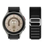 Megafox Huawei Watch Gt2 42mm/ Gt3 42mm 20mm Alpine Loop Kordon Örgü İşleme Kumaş Tasarım Kayış