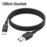 Coofbe Hc Seri Super Şarj Silikon Kopmaz 1Mt Usb To Type-C Şarj Kablosu İphone 15 15 Pro Max Şarj Kablosu