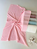 MYSOFT 90 X 150 HASIR BANYO HAVLUSU-PEMBE