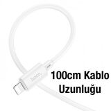  Coofbe Hc Seri 1Mt Turbo Şarj 20W Type-C to iPhone Şarj Kablosu İphone 11 12 13 14 Pro Max Şarj Data Kablosu