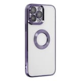 Apple iPhone 14 Pro Kılıf Slot Silikon - Mor