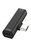  Type C To 3.5mm Stereo Kulaklık Aux Şarj Çevirici Dönüştürücü Adaptör