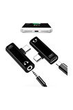  Type C To 3.5mm Stereo Kulaklık Aux Şarj Çevirici Dönüştürücü Adaptör