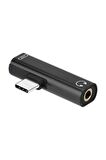  Type C To 3.5mm Stereo Kulaklık Aux Şarj Çevirici Dönüştürücü Adaptör