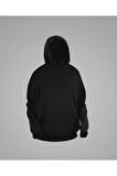 Baskısız Unisex Oversize Basic Hoodie
