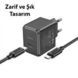 Coofbe Type-C 30 Watt Hızlı Şarj Aleti Siyah