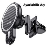 Coofbe Hc Seri Magnetic 15W Araç Şarjı Ve Araç İçi Telefon Tutucu Ayarlanabilir Güçlü Mıkanatıslı Araç Şarjı