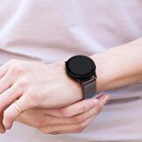 Megafox Huawei Watch GT 2 Pro/GT 2 46Mm(22mm) Uyumlu Hasır Metal Kordon Mıknatıslı Tel Örgü Bileklik