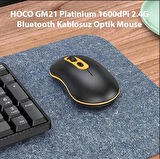 HOCO GM21 Platinium 1600dPi 2.4G Bluetooth Kablosuz Optik Mouse
