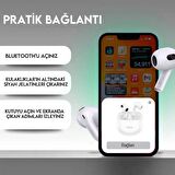 Coofbe Hc Seri Uzun Şarjlı 250mAh Bluetooth Vers.5.3 Dokunmatik IPX-5 HıFı Ses Gürültü Engelleyici Bluetooth Kulaklık