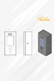 E 365 AC Mini Tip 4.3 İnç Ekranlı Tek Kablolu RFID 22kW Şarj İstasyonu
