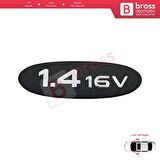 Renault Clio MK2 İçin Siyah 1.4 16V Sağ veya Sol Kapı Bandı Monogram Amblemi Çıta Yazısı 7700438090