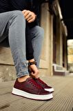 Chekich CH043 BT Erkek Ayakkabi BORDO