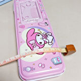 Kawaii Sanrio Kuromi Cinnamoroll Pom Pom Purin My Melody Metal Kalemlik Kalem Kutusu