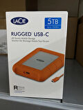5TB LaCie STFR5000800 2.5" Usb 3.1 (Usb-C) Rugged Mini Taşınabilir Disk