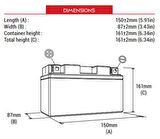 BS BATTERY BTX16-BS Motosiklet Aküsü