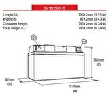 BS BATTERY BTX20CH-BS Motosiklet Aküsü 300616