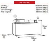 BS BATTERY BT7B-4 (SLA) Motosiklet Aküsü SLA Tipi