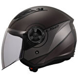 LS2 AIRFLOW 2 COVER MAT SİYAH-GRİ KASK