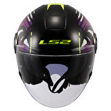 Ls2 Classy Palm Siyah Kask Xl