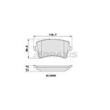 FREN BALATASI ARKA A4 08-15 A5 07- Q5 10-17 Q5 09-12 - BRAXIS AA0058