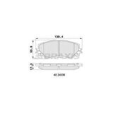 ON FREN BALATASI AURIS 2007 2012 COROLLA 2006 2012 VVT I BENZINLI - BRAXIS AA0188