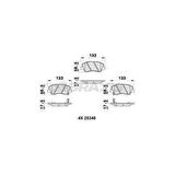 ON FREN BALATASI ACCENT BLUE 2011-- KIA RIO 2011-- - BRAXIS AB0308